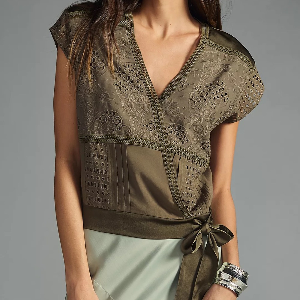 Anthropologie - Tatiana wrap top